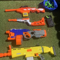 Nerf Guns + Nerf Bullets