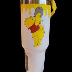 40oz Winnie The Pooh Stainless Steel Tumbler