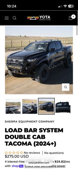 Sherpa Load bars. 4th Gen Tacoma