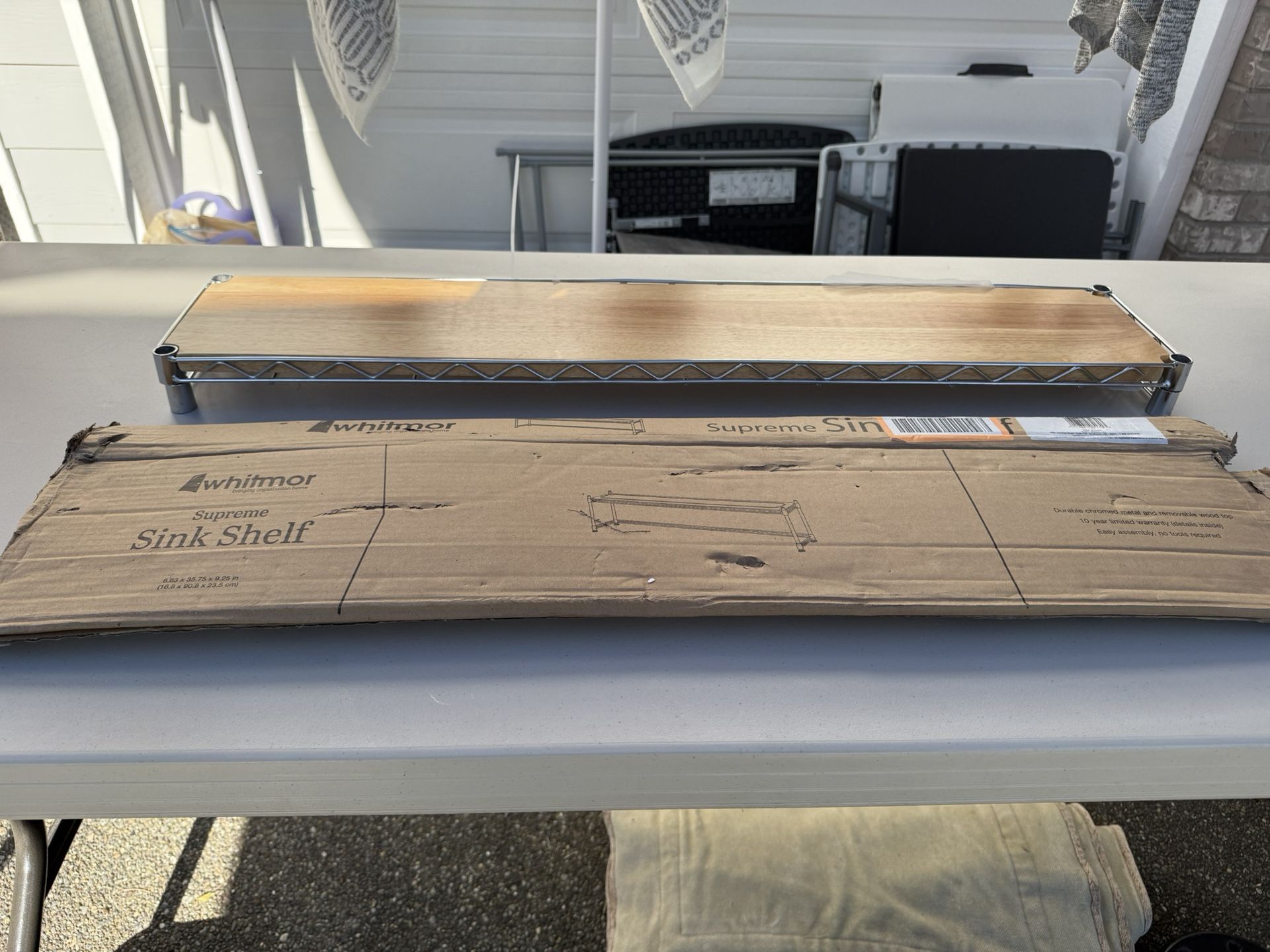 New Counter Shelf