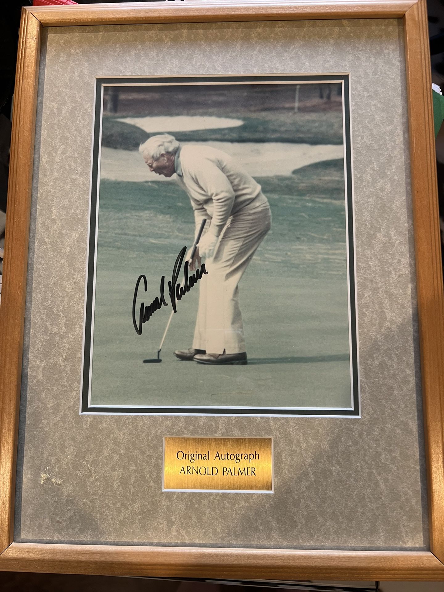 Original Arnold Palmer Autographed Picture 