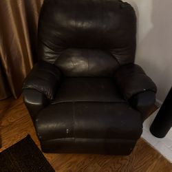 3pc Couch With Recliner Leather Chair 