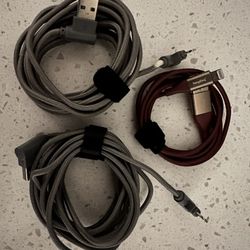 3 Various Length iPhone Chargers