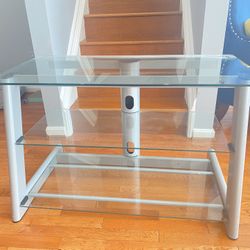 3 Tier Glass TV Stand