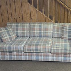 Plaid Couch 
