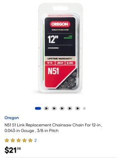 New Oregon Chainsaw Chains  .325 u.43 2 packs