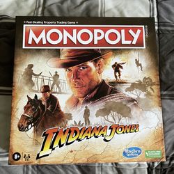 INDIANA JONES MONOPOLY Board Game New & Sealed 2023 by Hasbro