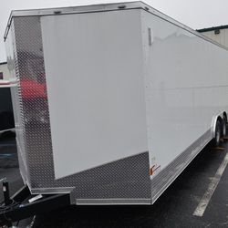 8.5x24ft Enclosed Vnose Trailer Brand New Car Truck ATV UTV SXS RZR Motorcycle Bike Hauler Moving Storage Cargo Traveling