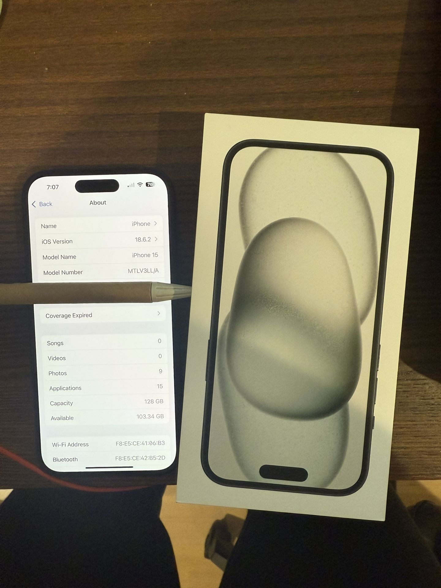 Unlocked Iphone 15 128gb Black