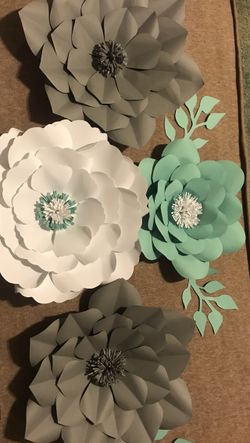 Paper flowers