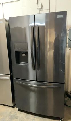 Frigidaire 3-Door Black Stainless Refrigerator
