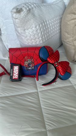 Super cute Marvel lounge fly Spider-Man Crossbody bag with matching ears