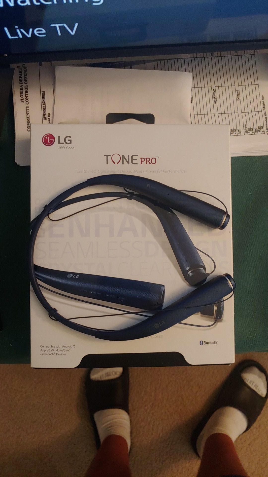 LG Tone Pro Bluetooth Headphones