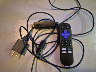 Roku Streaming Stick with Remote and Power Adapter