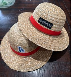 Dodgers One Piece Straw Hat