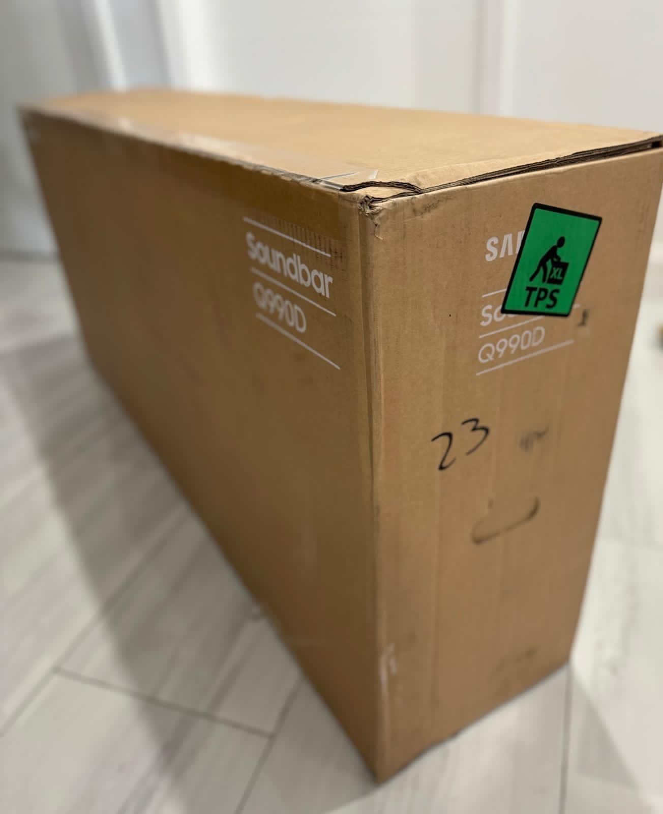 Samsung - HW-Q990D/ZA 11.1.4 Channel Q-Series Soundbar with Wireless Subwoofer and Rear Speakers, Dolby Atmos and Q-Symphony - Black