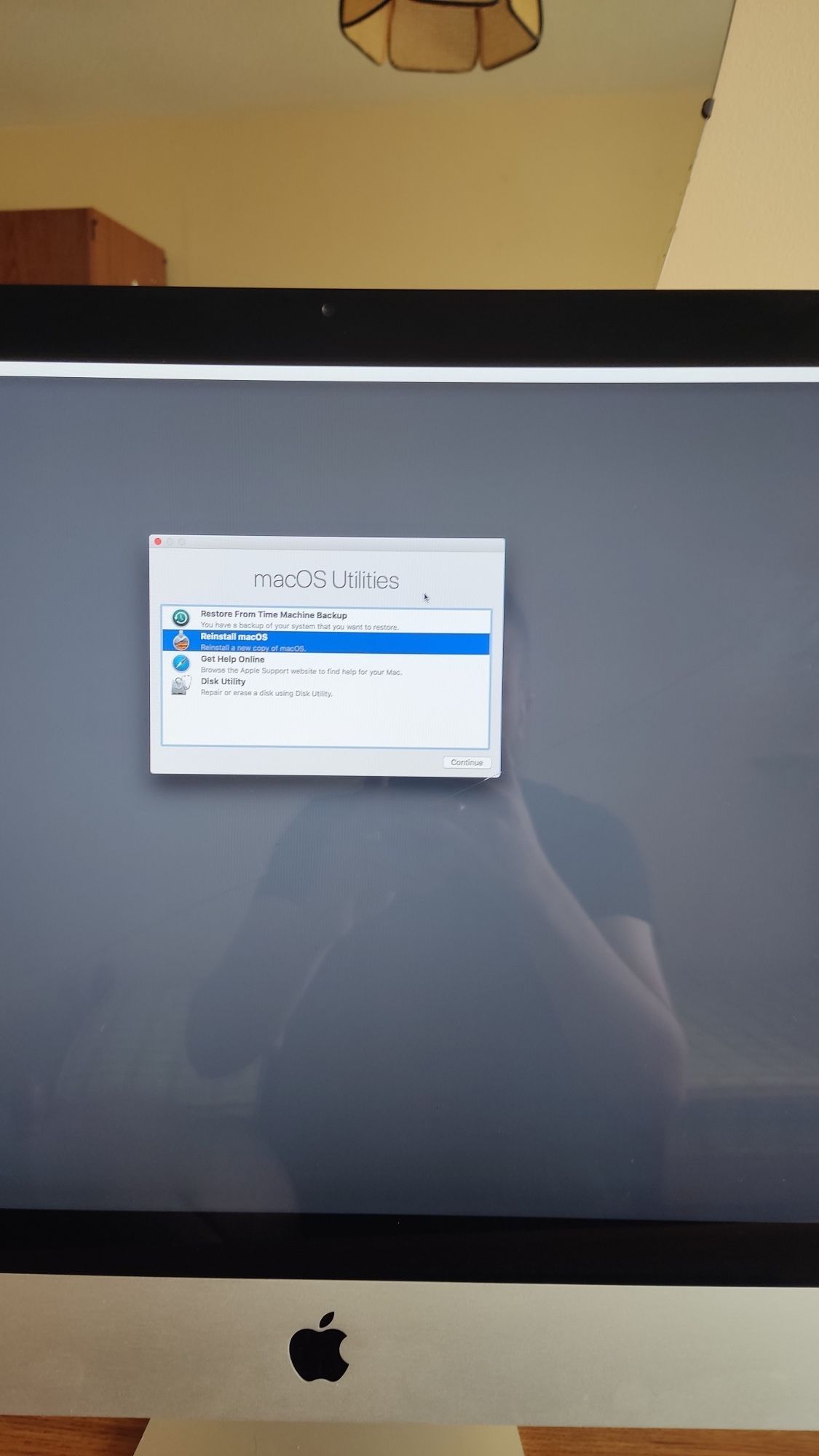 Apple iMac, an all-in-one desktop computer.