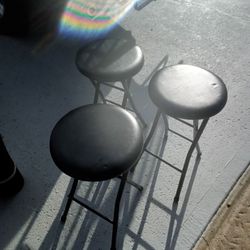 Four Fold Up Bar Stools