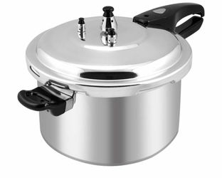 Barton 7.4Qt Pressure Canner Release Valve Aluminum Canning Pot Cooker Pot Stove Top Instant Fast Cooking Pot Stewing Locking System, 7.4 Quart  7