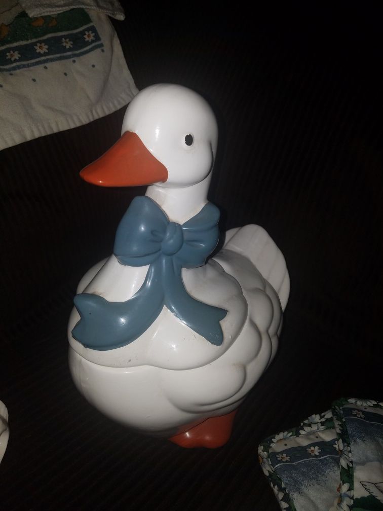 Goose Cookie Jar Salt & Pepper etc.