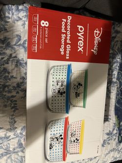 Disney pyrex Decorated Glass Food Storage