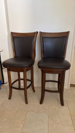 Two tall chairs