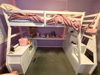 Twin size loft bed