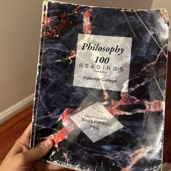 Philosophy 100 Readings Text Book