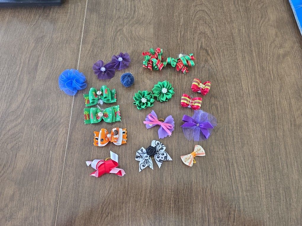Dog Hair Bows/Bow Ties