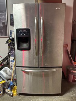 Whirlpool Stainless Steel French Door Refrigerator with Bottom Freezer