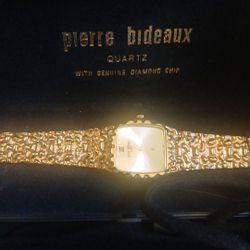 Pierre Bideaux Diamond Chip Watch