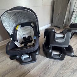 Graco Snugride DLX + 3 Bases 