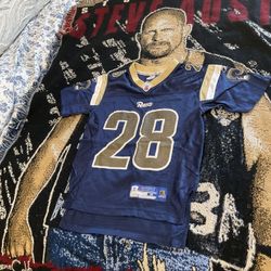 Vintage NFL St Louis Rams Reebok Jersey Small Youth 