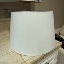 Pottery barn Linen Lamp Shade