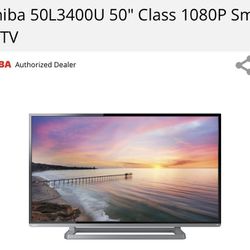 Toshiba 50L3400U 50" Class 1080P Smart LED TV