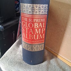 1966 MINKUS SUPREME GLOBAL STAMP BOOKS 