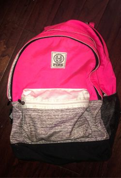 Pink backpack
