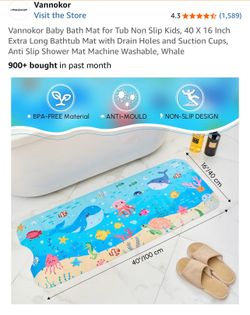 Baby bath mat