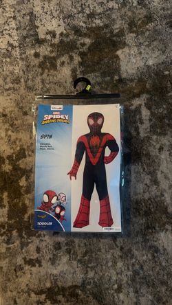 Brand New Spin Spidey costume size 3-4t