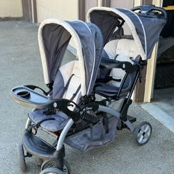 Baby Trend Double Stroller With Sit And Stand 