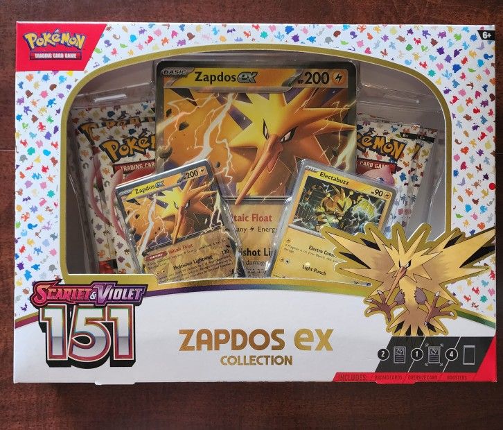 Pokemon 151 Zapados ex Collection