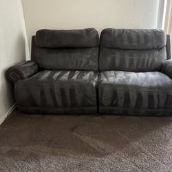 Set Of 2 Gray Couches 