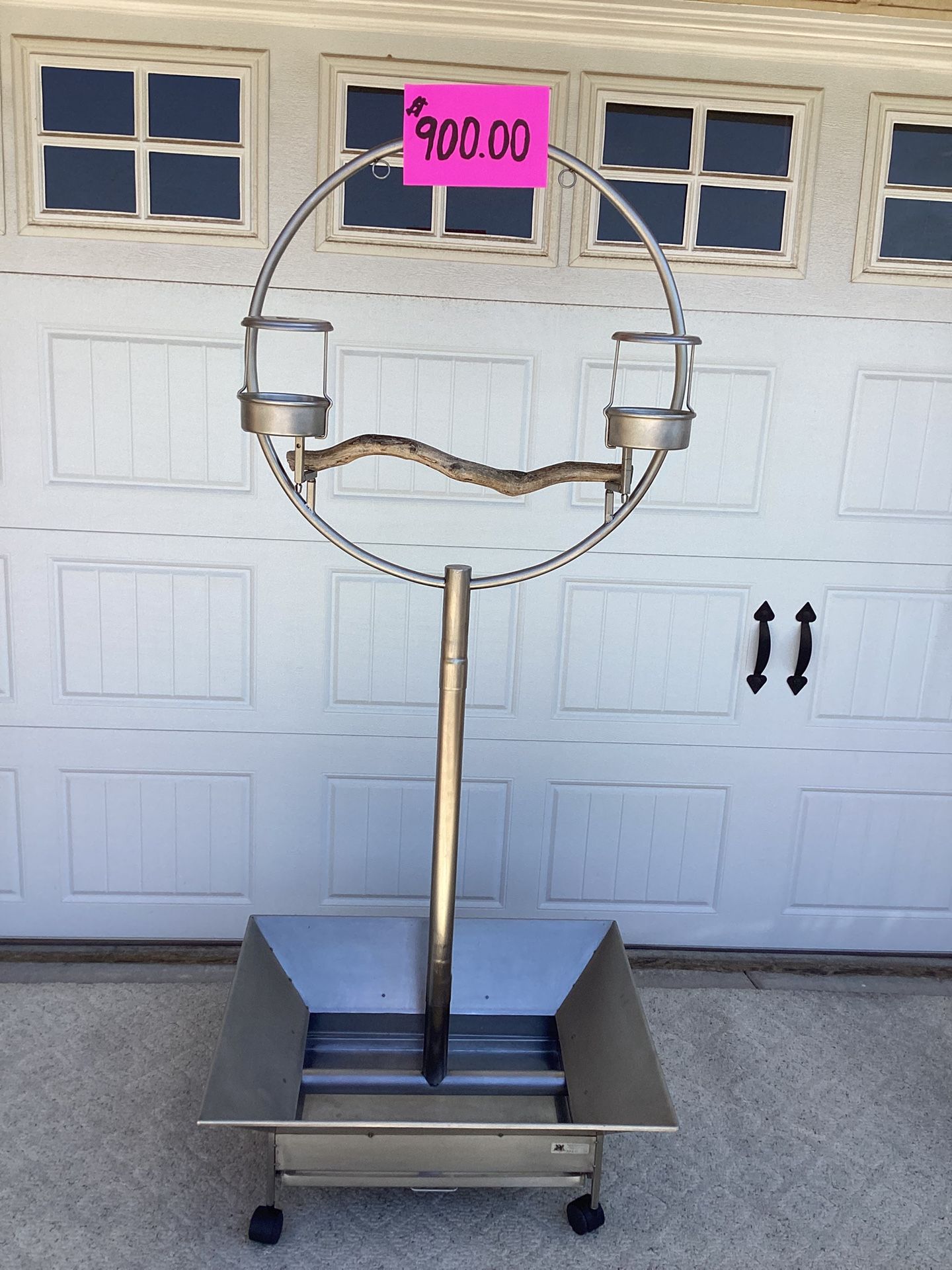 Parrot / Macaw / Stainless Steel Ring Stand