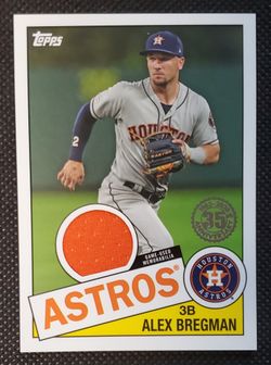 Alex Bregman 2020 Topps Series 1 85 Jersey Relic Patch Houston Astros MLB