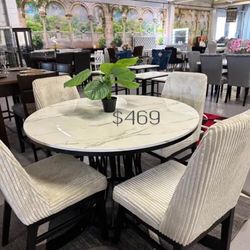 ✅No Tax ✅Beautiful Round & Counter Height Sets 