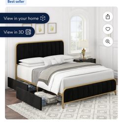 Bed Frame with Storage