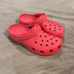 Red Crocs Size 12