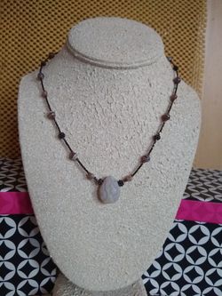 Authentic Botswana Agate necklace