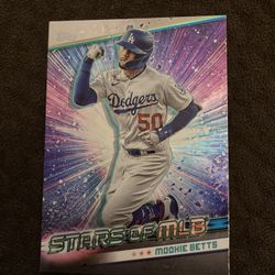 2024 Topps MLB Mookie Betts Stars Of MLB Dodgers Baseball Card