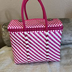 Pink Plastic Bag